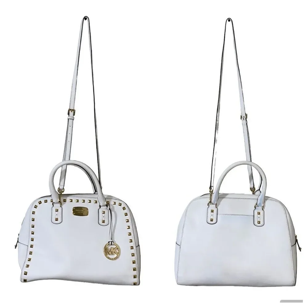 Michael Kors Selma Lg Studded saffiano leather Tote